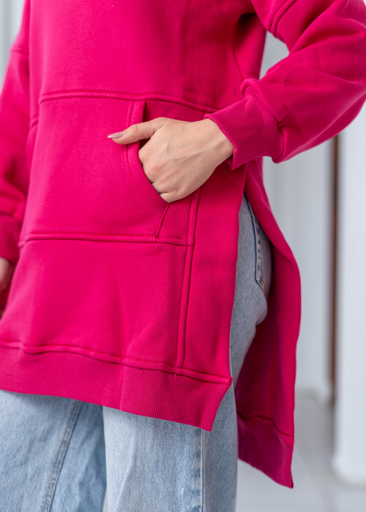 Basic Hoodie - Red Pink