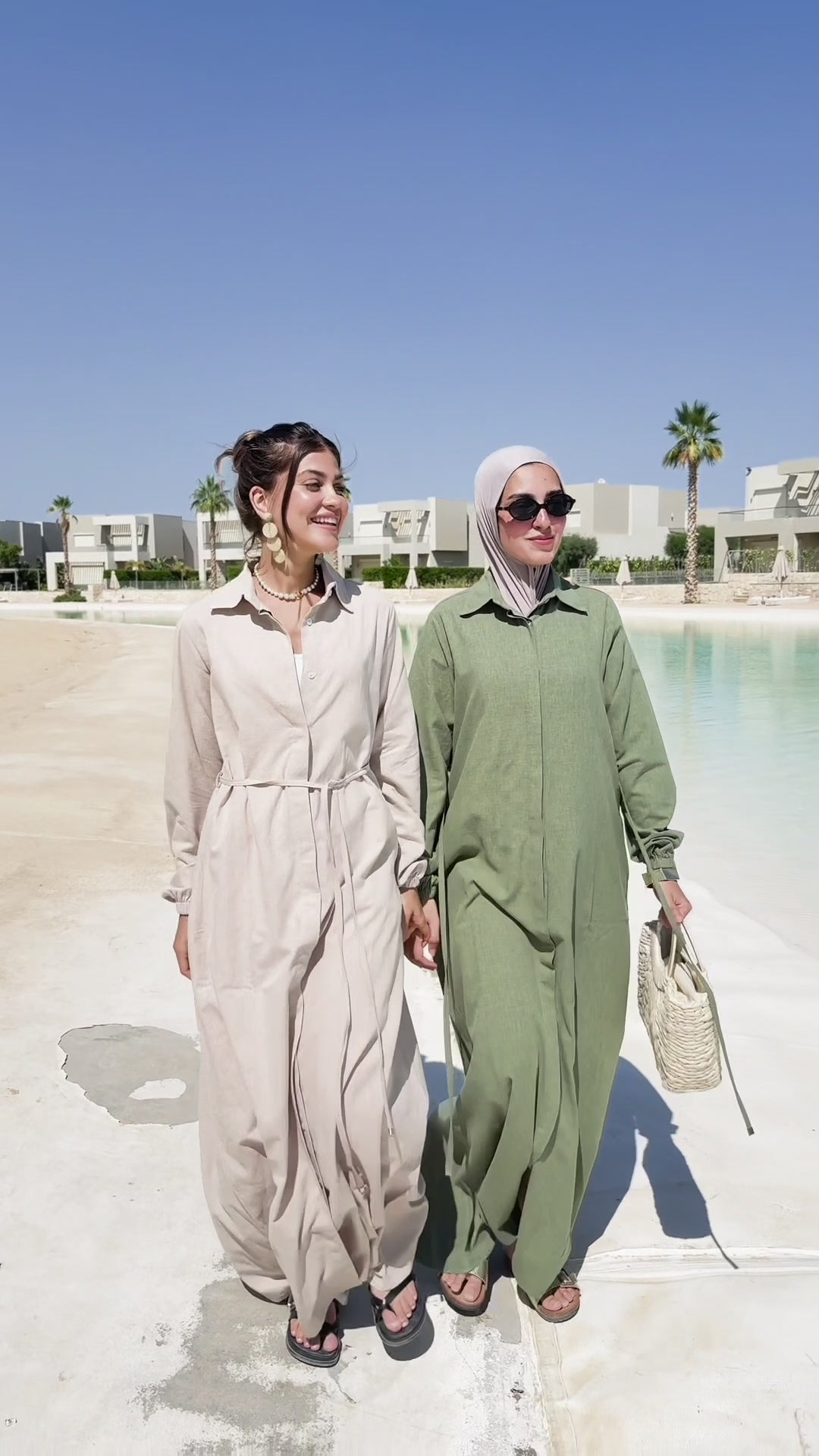The Signature Maxi Shirt Dress .