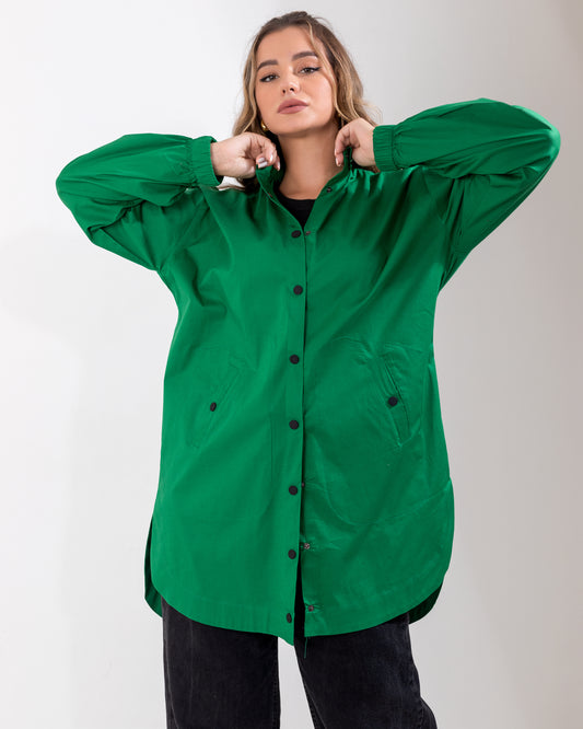 Over Size Green shirt