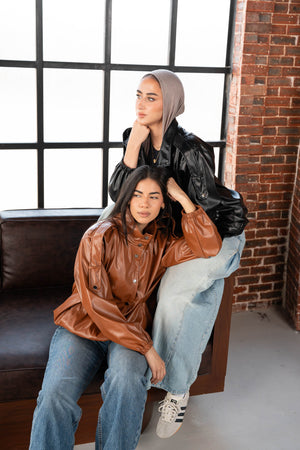 Emy's Short Leather Jacket