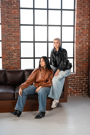 Emy's Short Leather Jacket