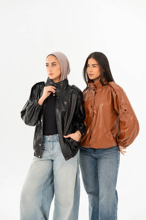 Emy's Short Leather Jacket