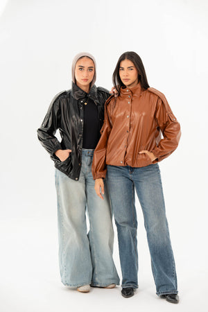 Emy's Short Leather Jacket