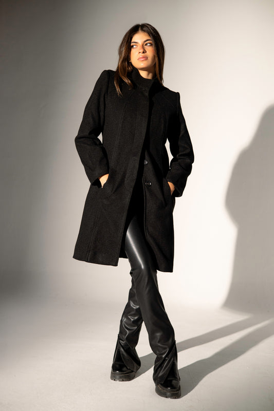 Wool Coat - Black