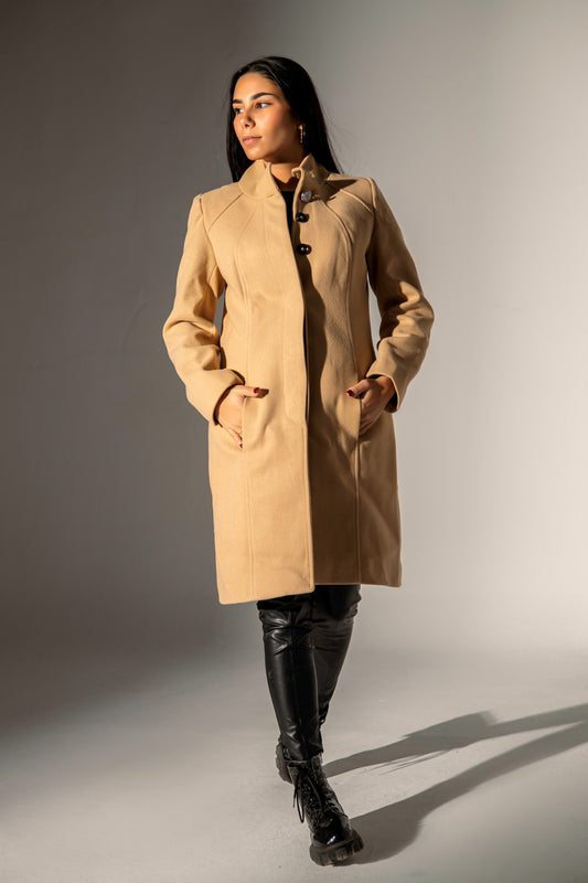 Wool Coat - Beige