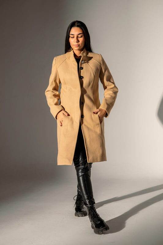 Wool Coat - Beige