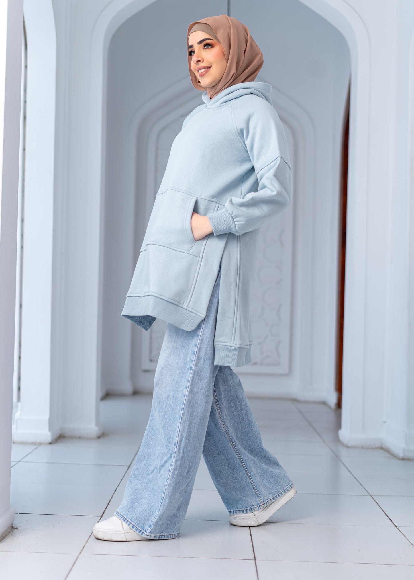 Basic Hoodie - Baby Blue