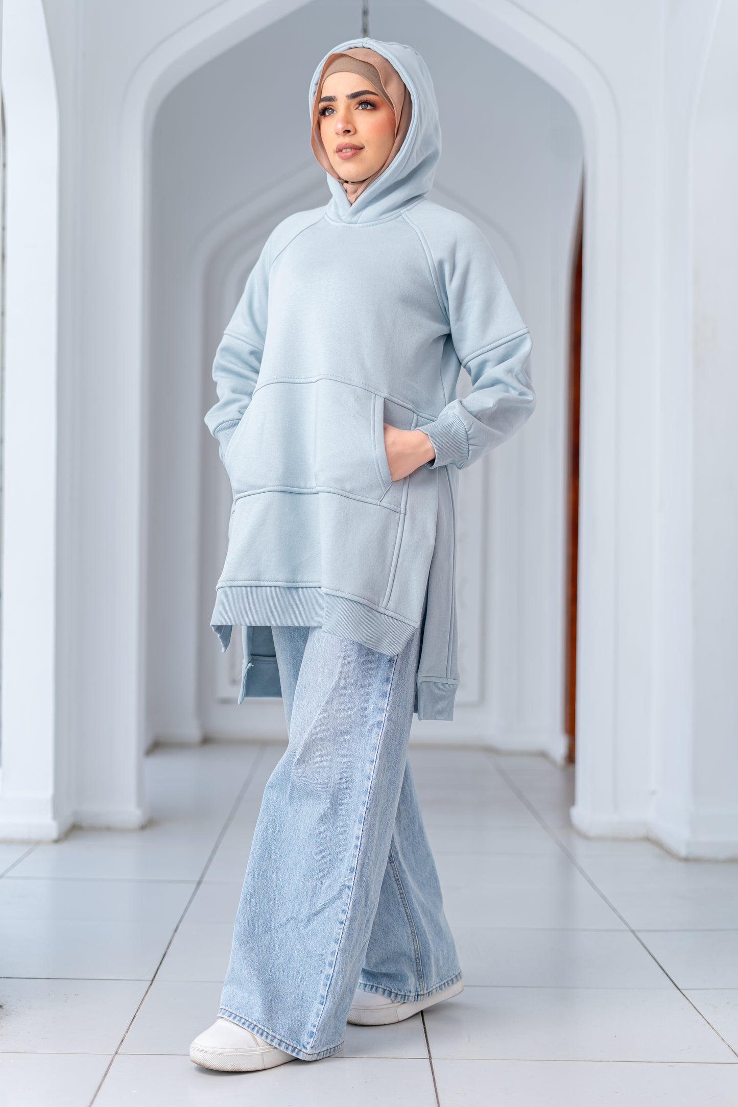 Basic Hoodie - Baby Blue