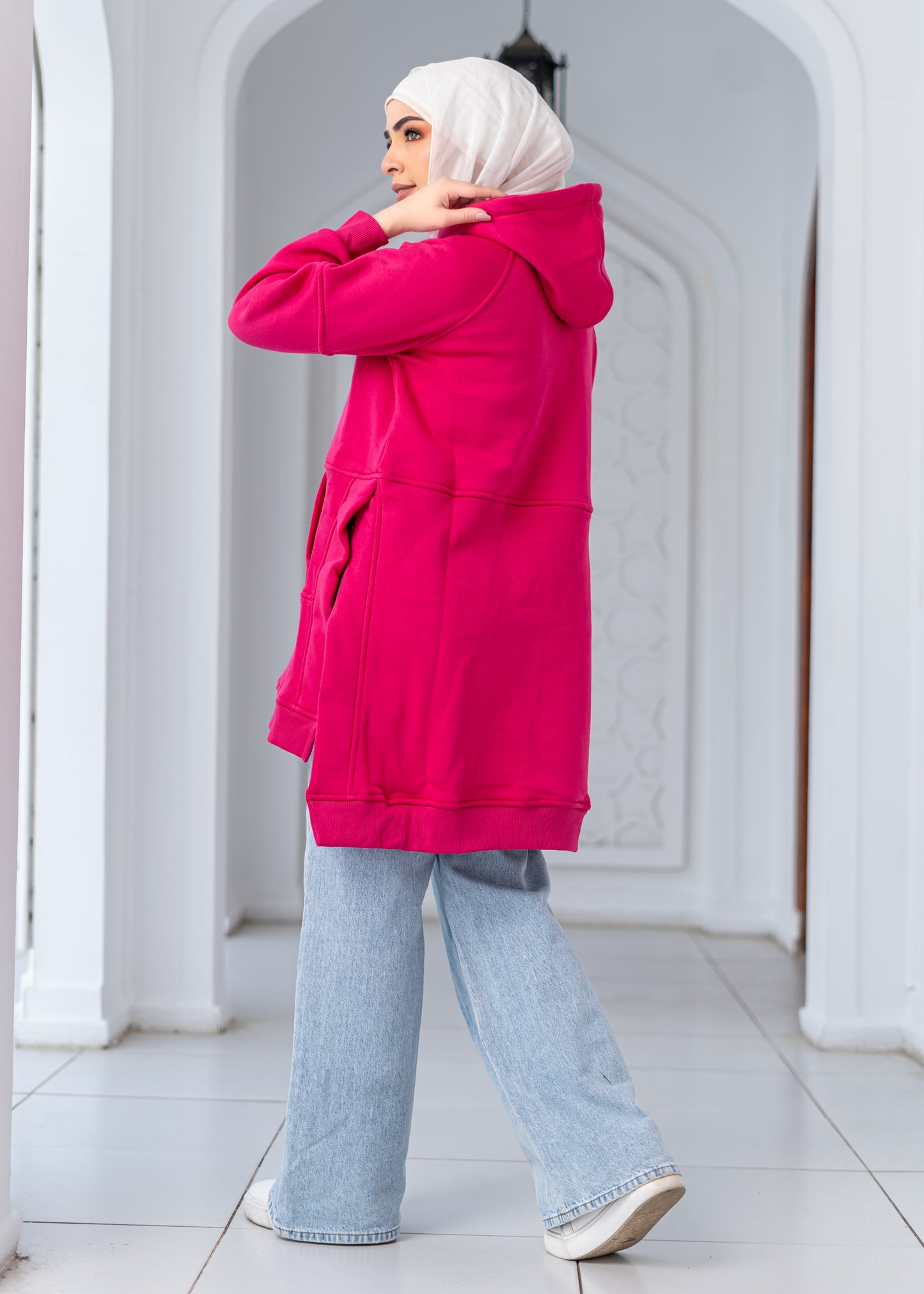 Basic Hoodie - Red Pink