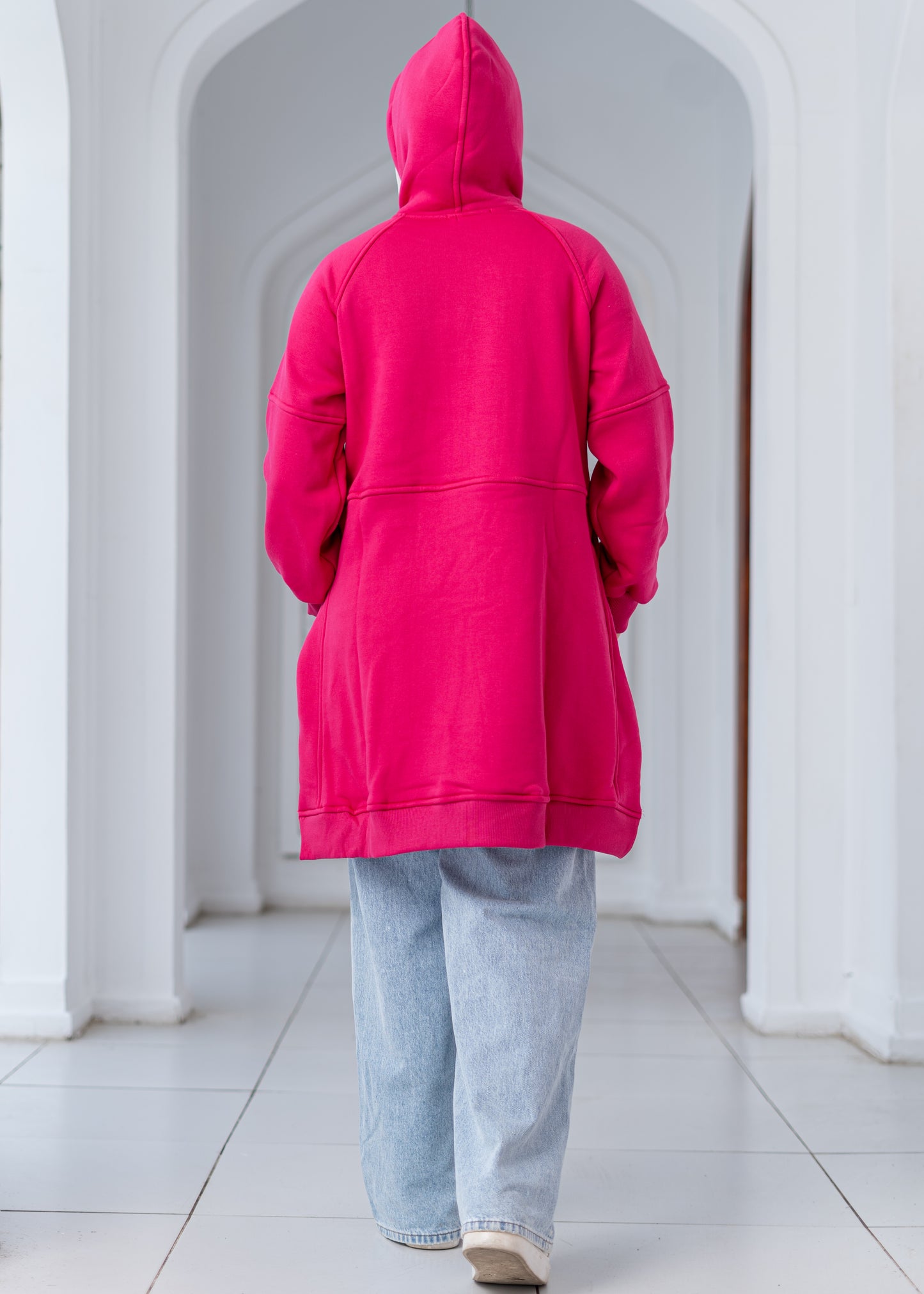 Basic Hoodie - Red Pink