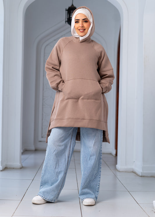 Basic Hoodie - Brown