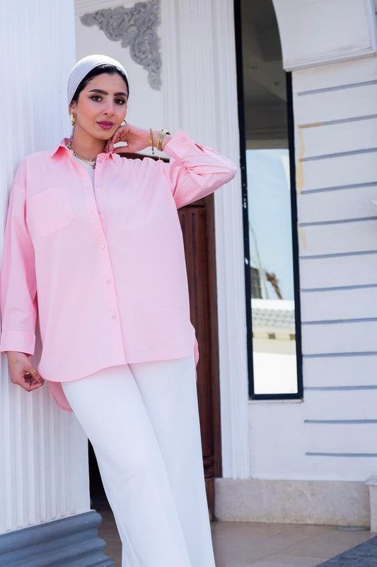 Casual Relax fit Shirt - Pink