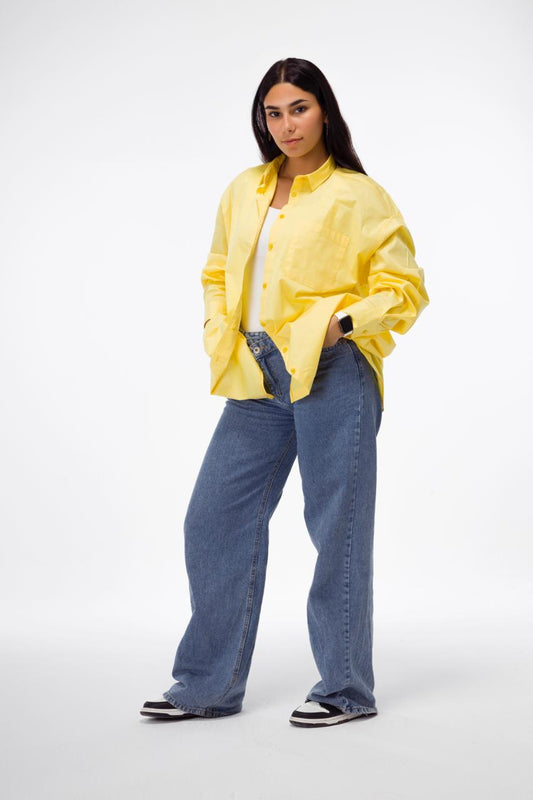 Casual Relax fit Shirt - Yellow