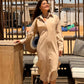 The Frayed Resort Shirt Dress