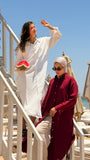 The Frayed Resort Shirt Dress