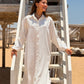 The Frayed Resort Shirt Dress
