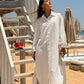 The Frayed Resort Shirt Dress