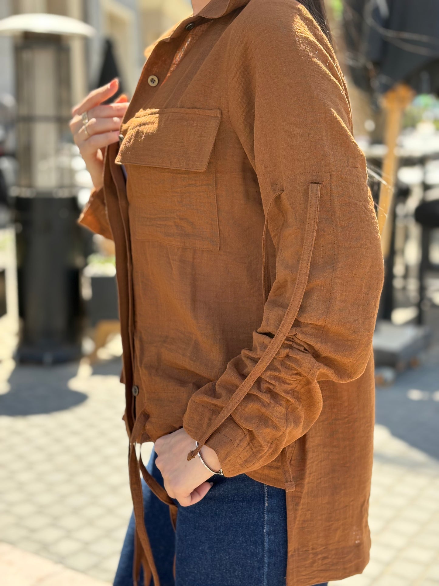 Emys Crinkle Linen Shirt