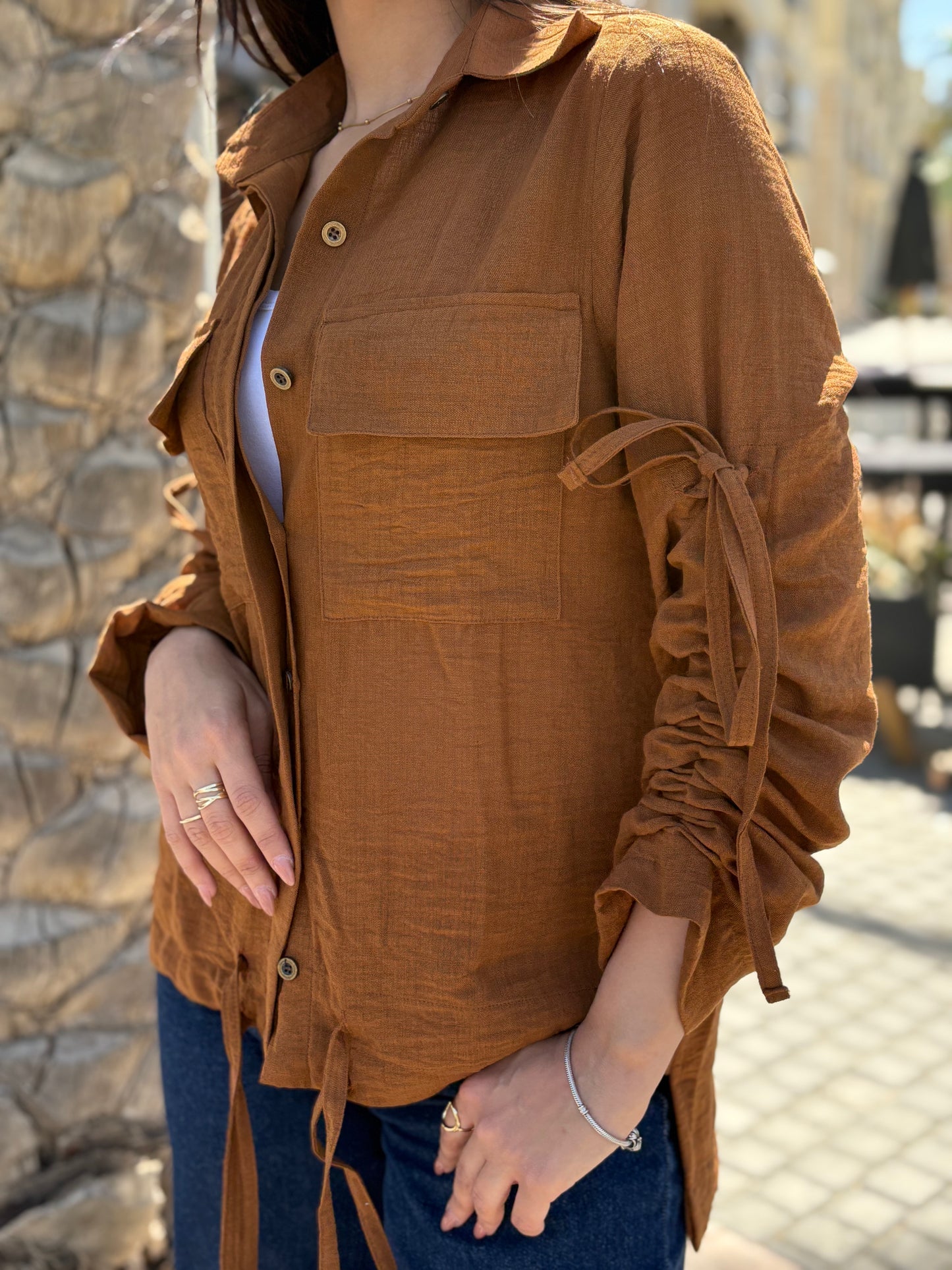 Emys Crinkle Linen Shirt