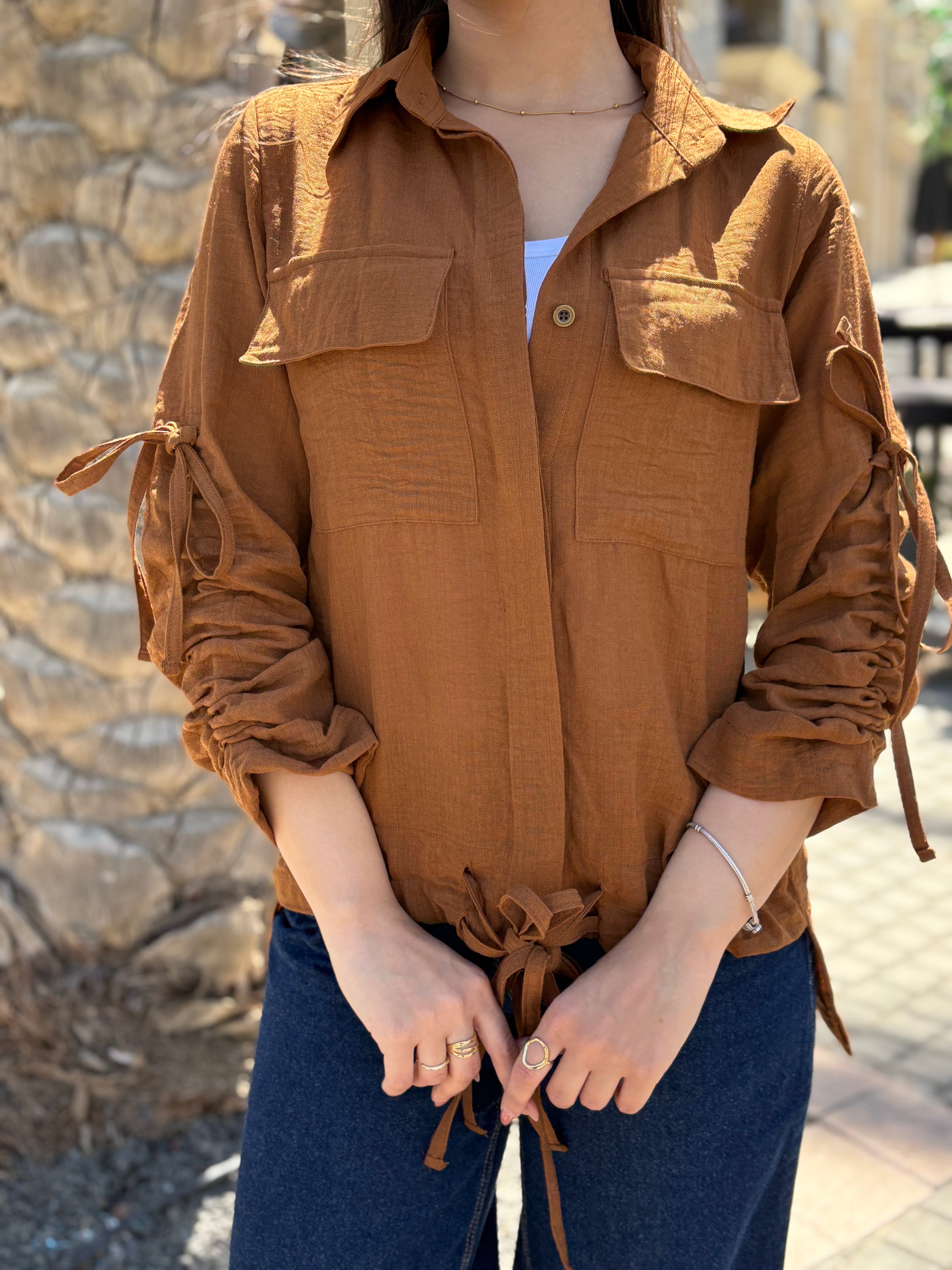 Emys Crinkle Linen Shirt