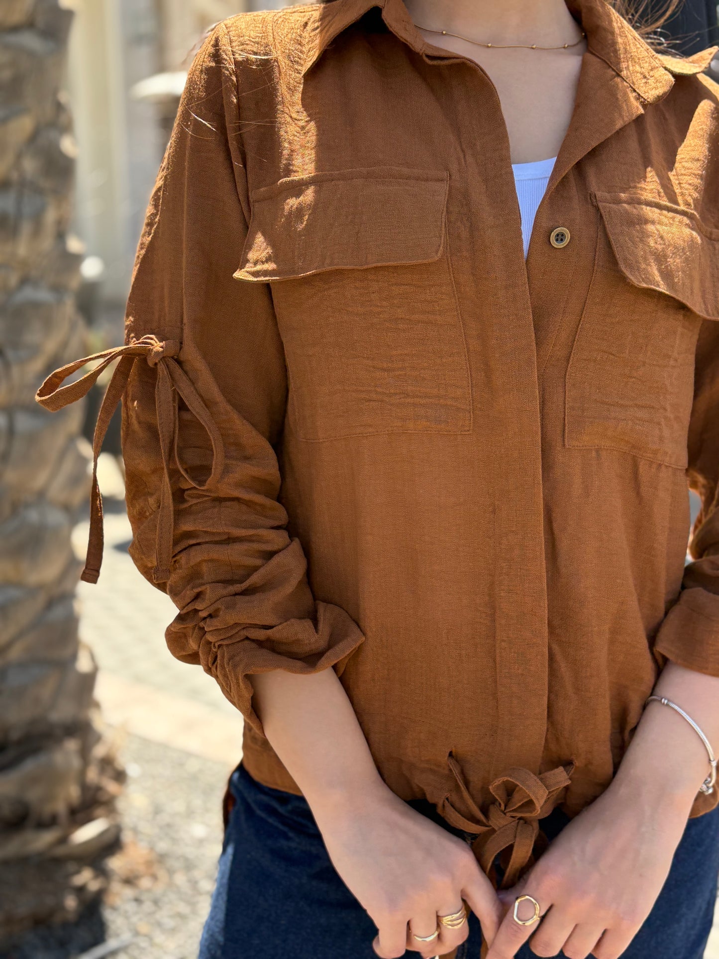 Emys Crinkle Linen Shirt