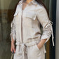 Emy's Crinkle Linen Suit