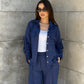 Emy's Crinkle Linen Suit