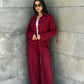 Emy's Crinkle Linen Suit