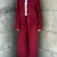 Emy's Crinkle Linen Suit