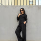 Emy's Crinkle Linen Suit