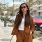 Emy's Crinkle Linen Suit