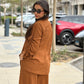 Emy's Crinkle Linen Suit
