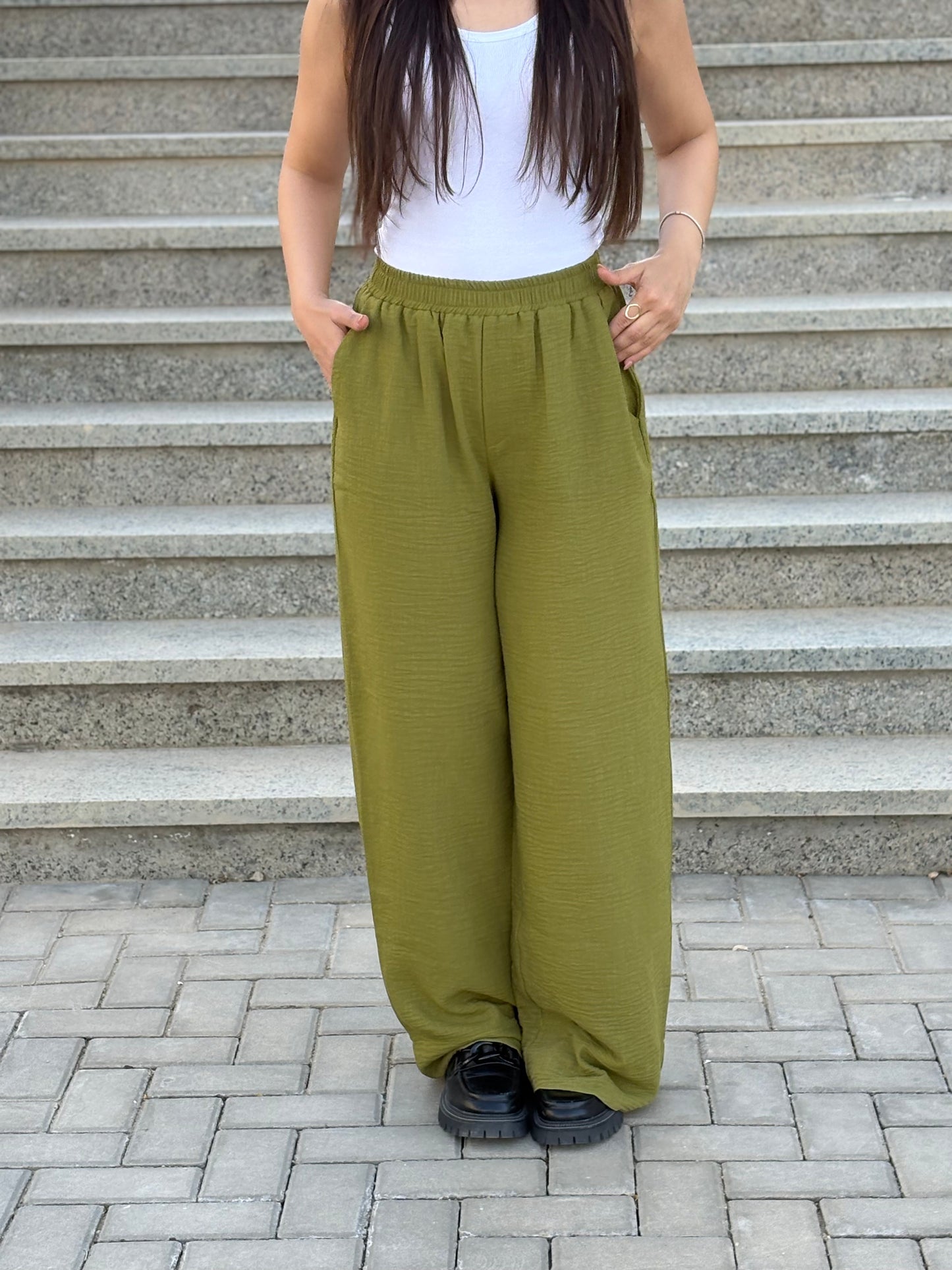 Emys Crinkle Linen Pants