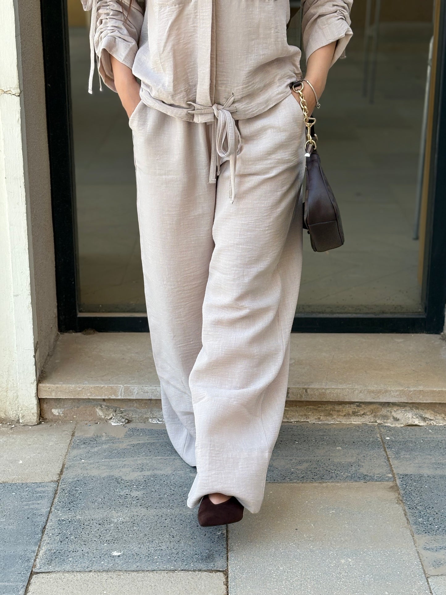Emys Crinkle Linen Pants