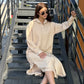 Linen-Cotton Long Shirt Dress