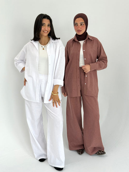 Emy’s Breeze Linen-Cotton Set