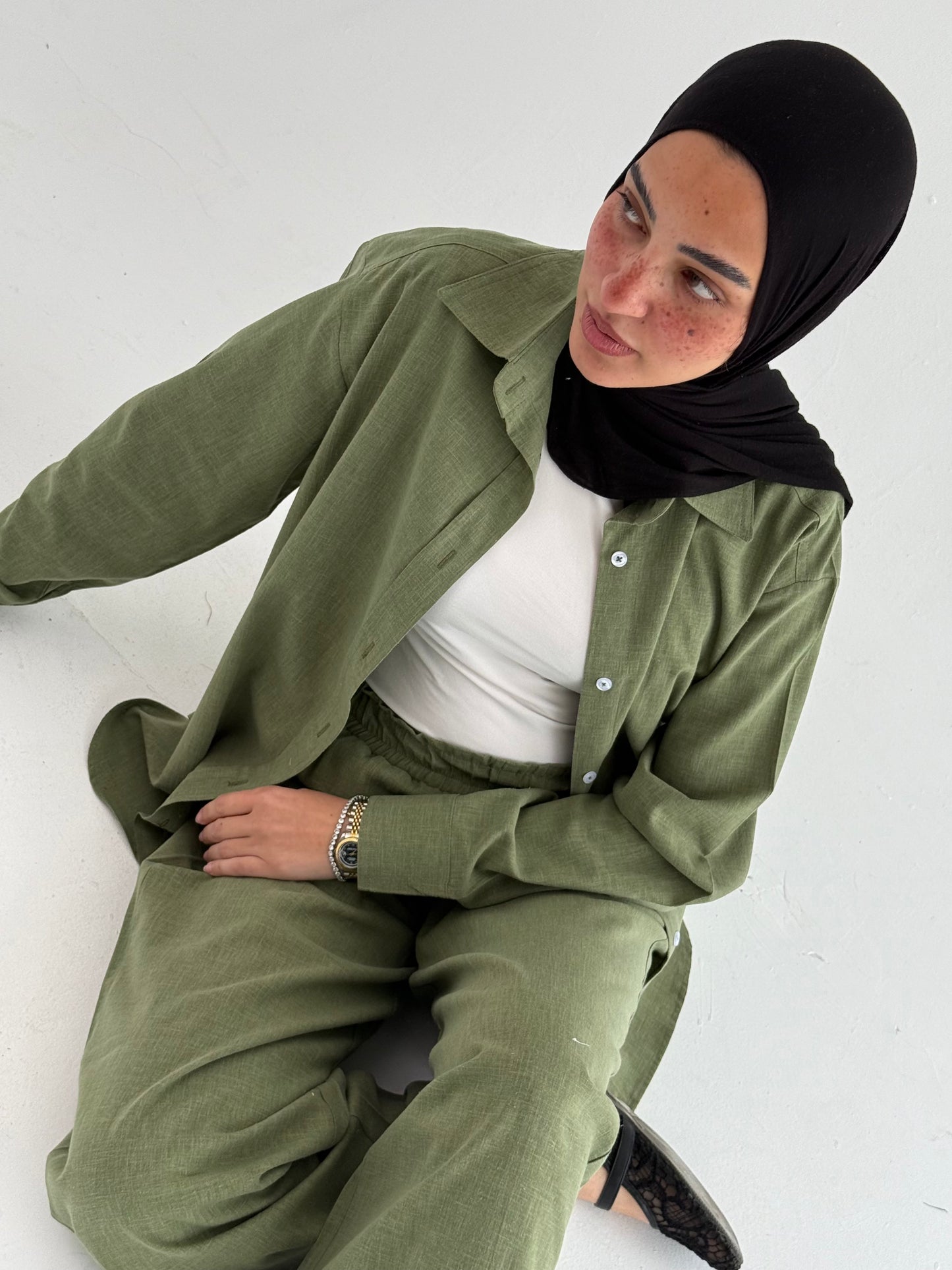 Emy’s Breeze Linen-Cotton Set