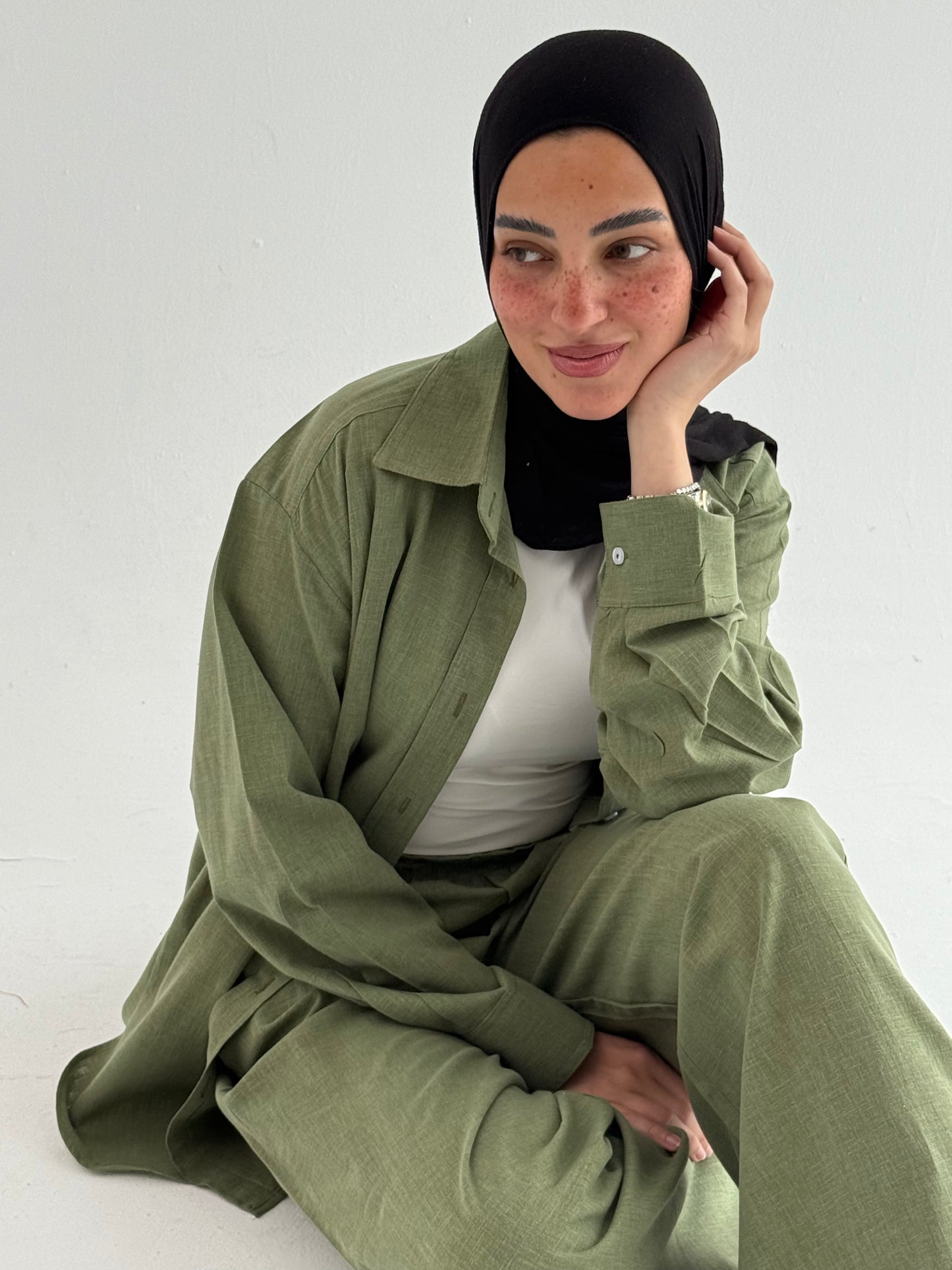Emy’s Breeze Linen-Cotton Set