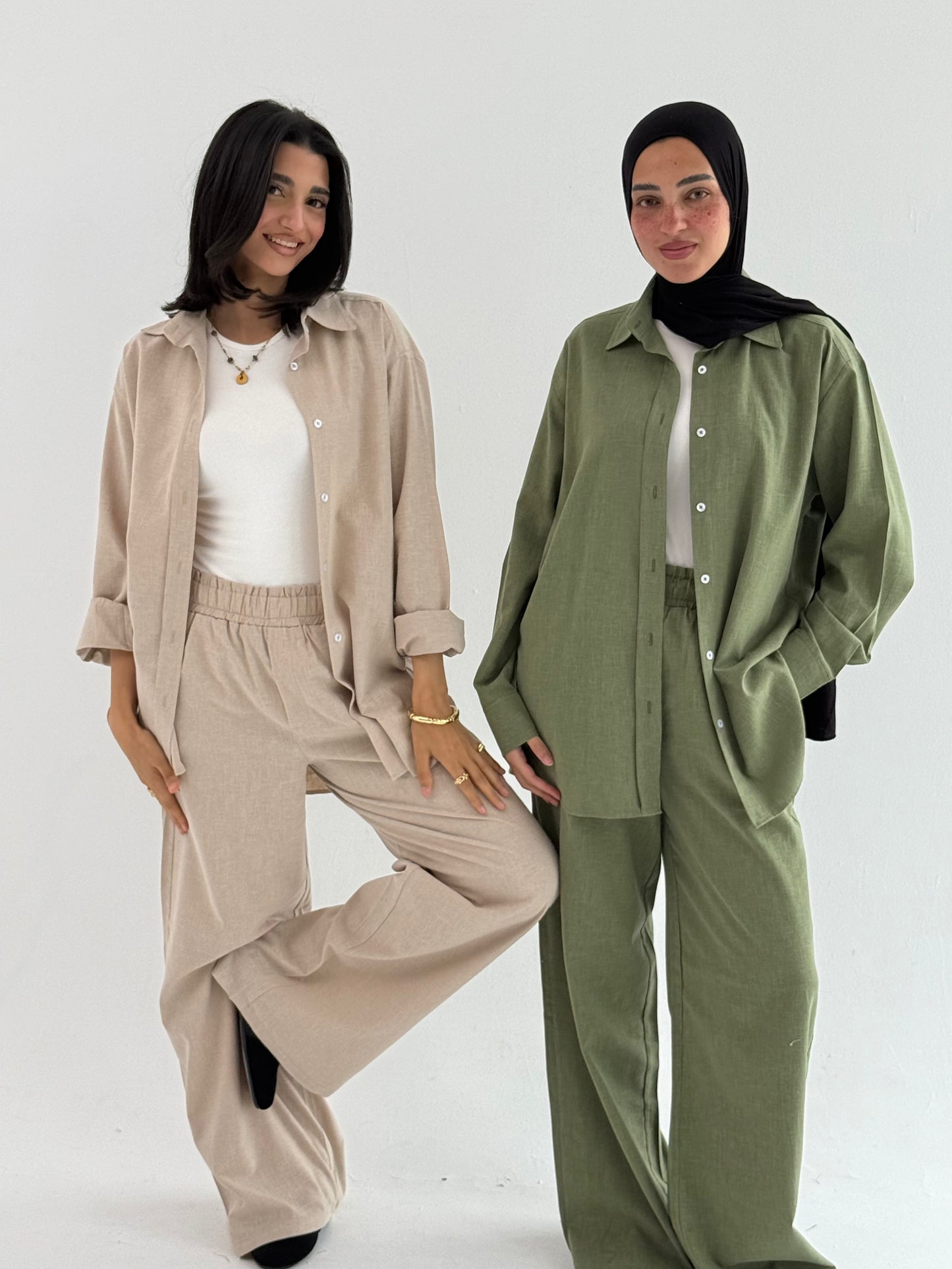 Emy’s Breeze Linen-Cotton Set