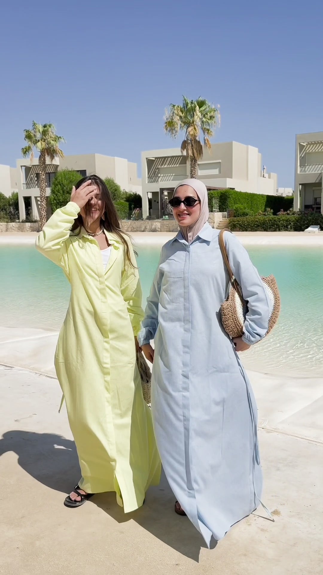 The Signature Maxi Shirt Dress .