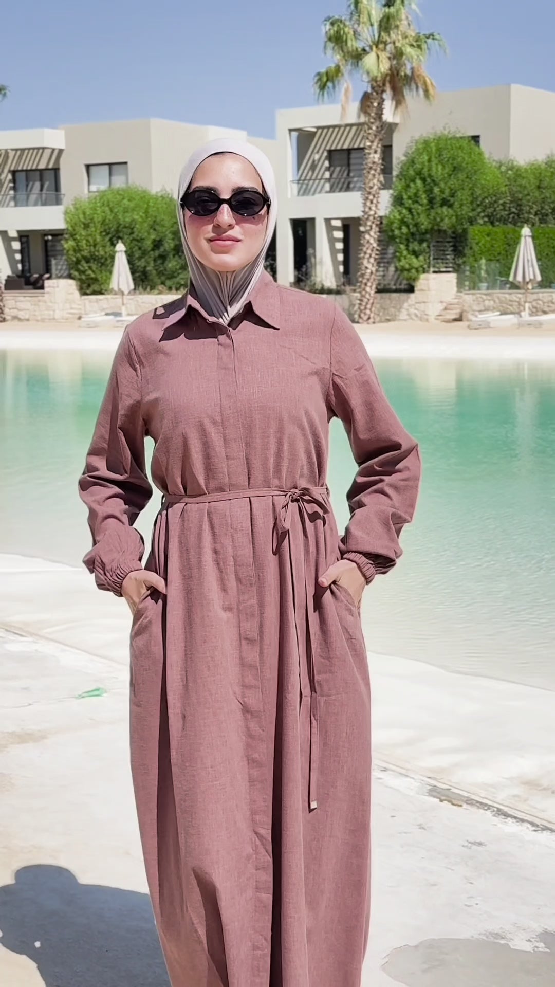 The Signature Maxi Shirt Dress .