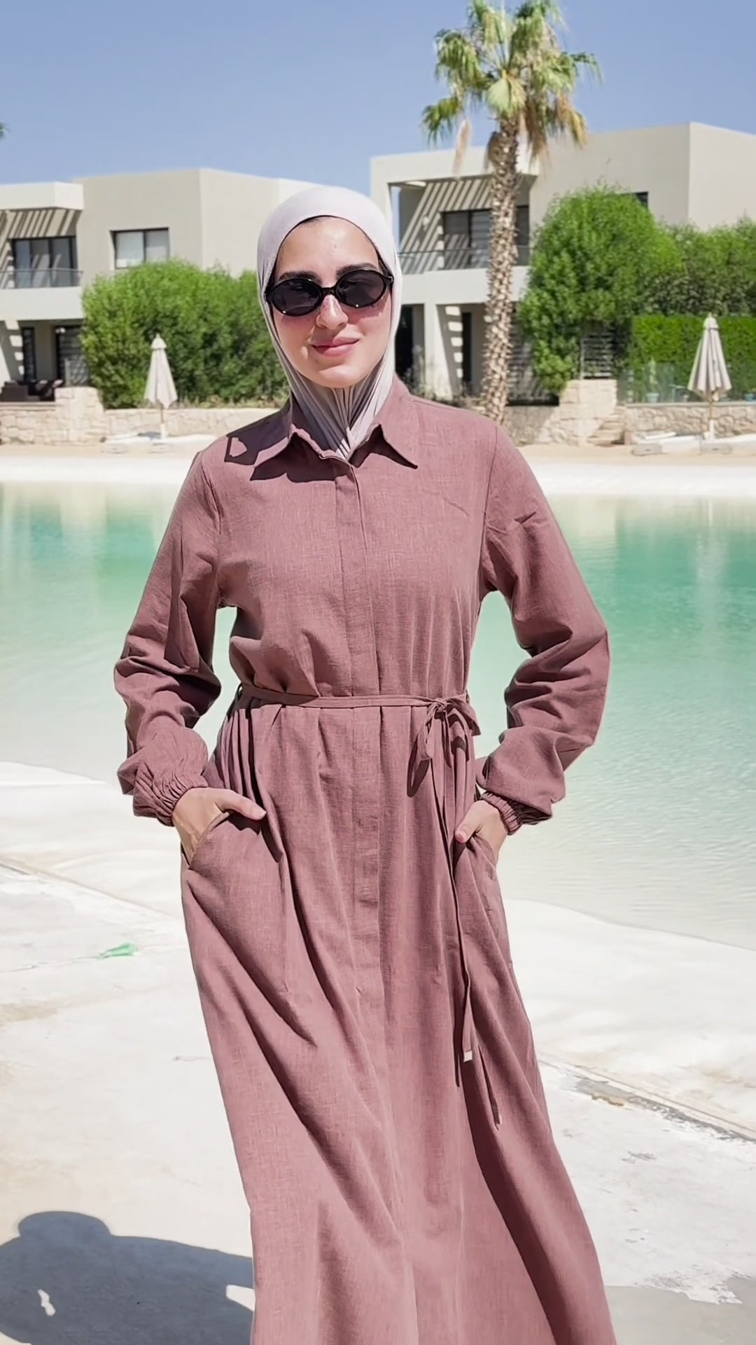 The Signature Maxi Shirt Dress .