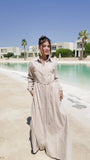 The Signature Maxi Shirt Dress .