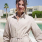The Signature Maxi Shirt Dress .