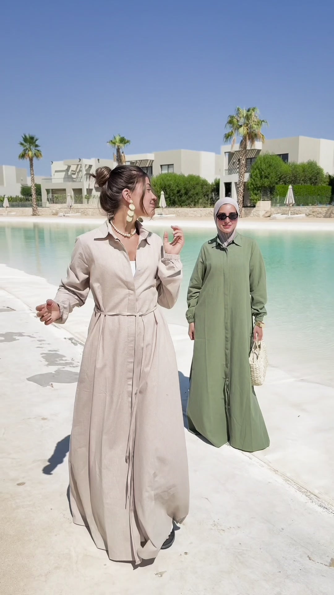 The Signature Maxi Shirt Dress .