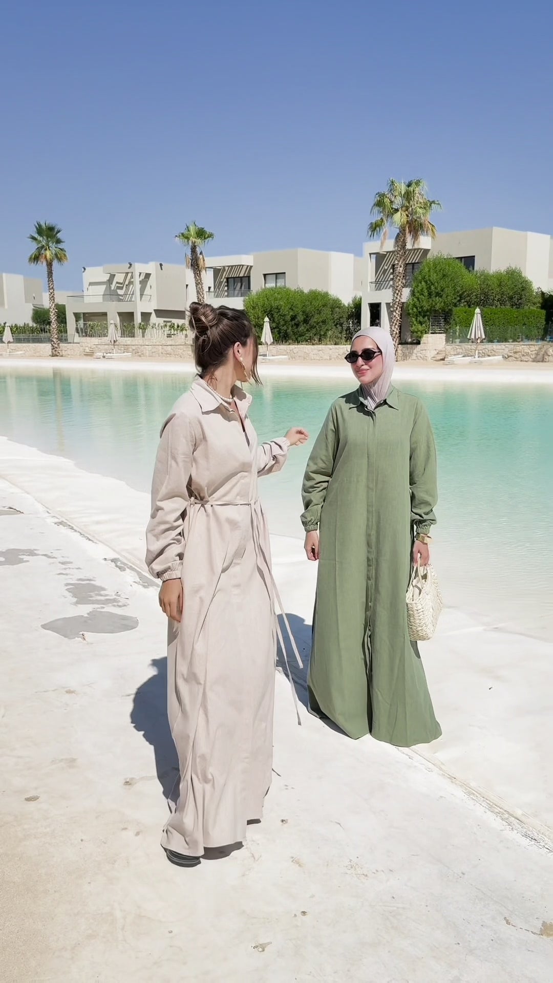 The Signature Maxi Shirt Dress .