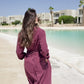 The Signature Maxi Shirt Dress .