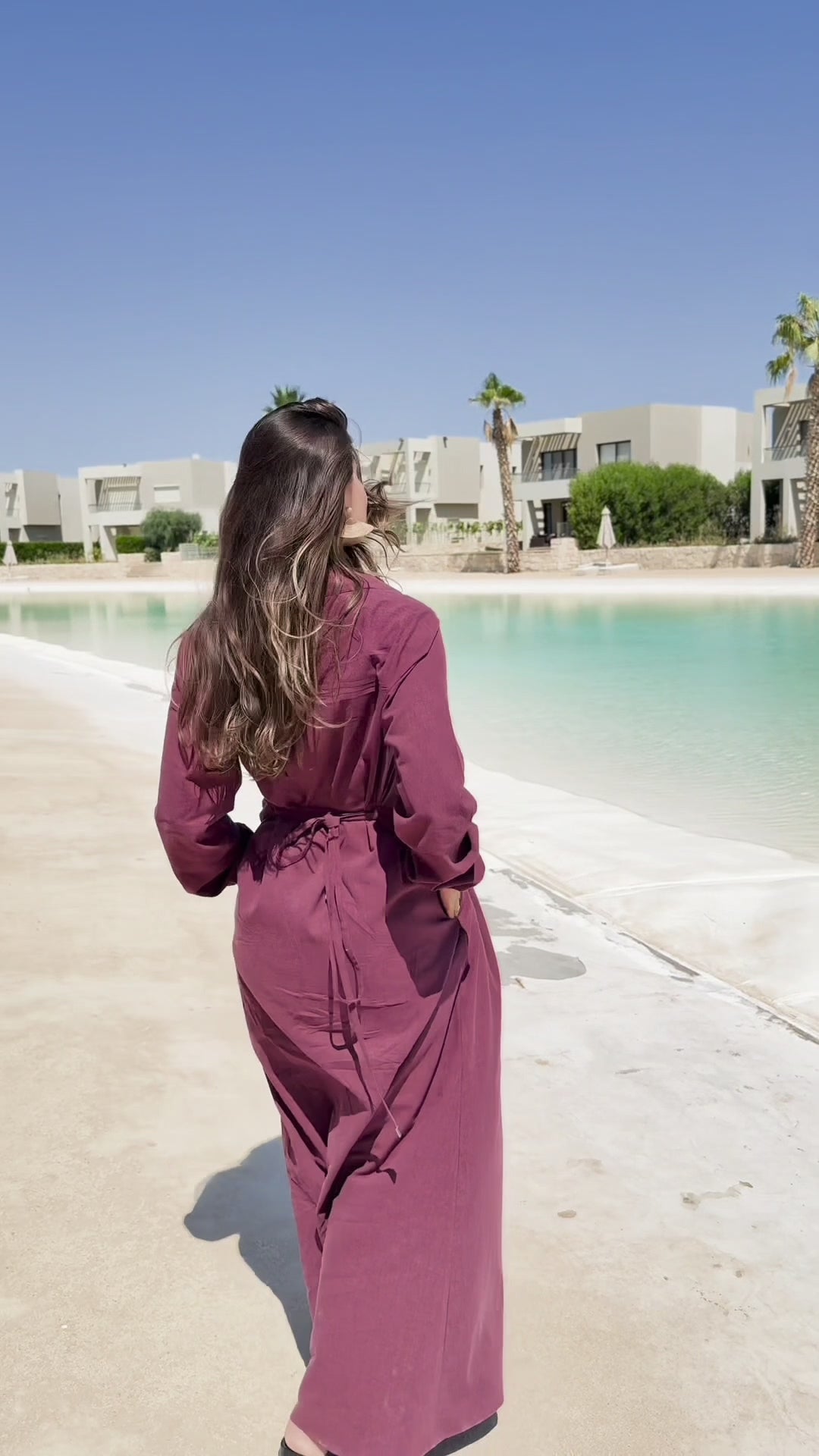 The Signature Maxi Shirt Dress .